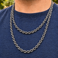 Silver Rope Chain 6mm