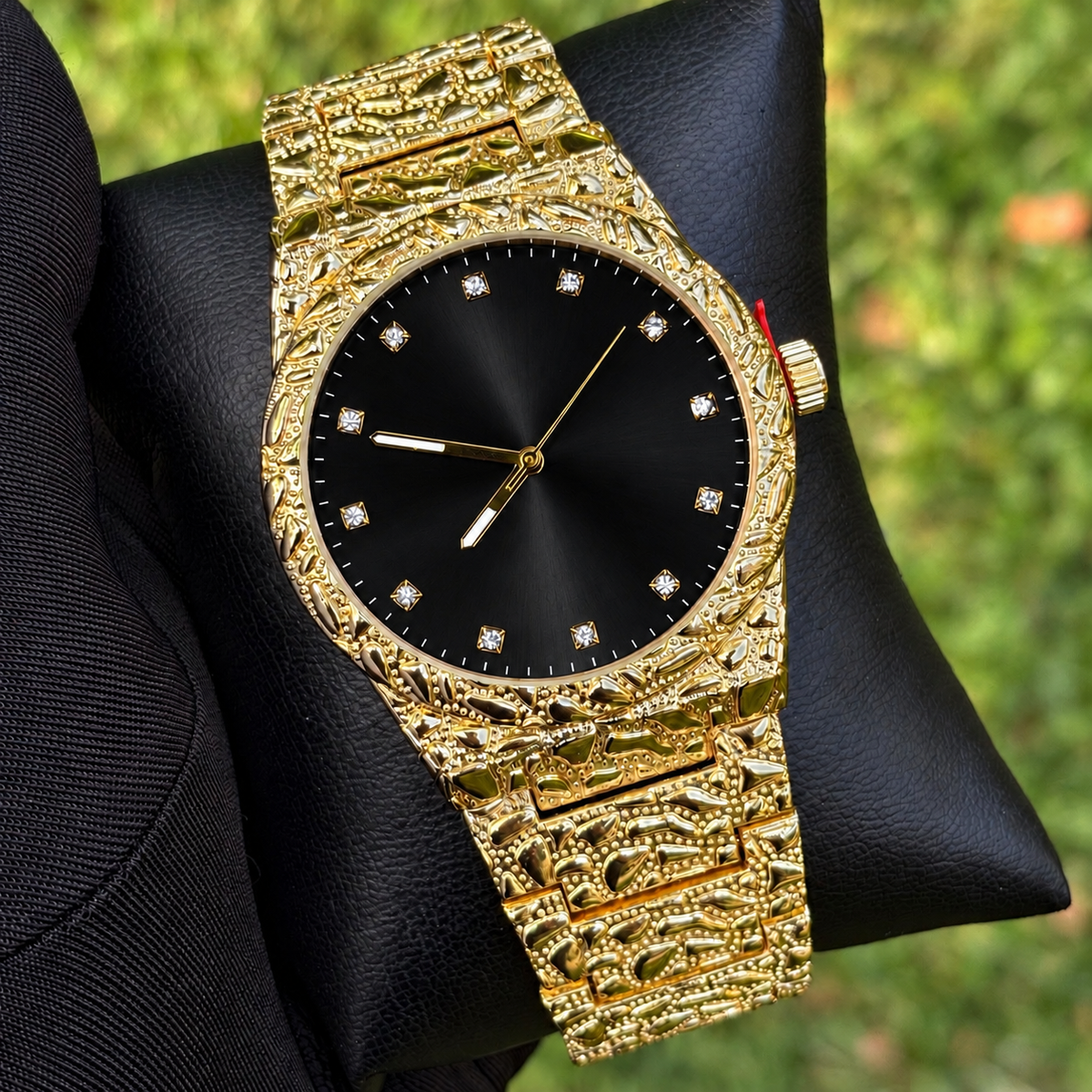 Gold Nugget Watch Black Dial 43mm — view 1