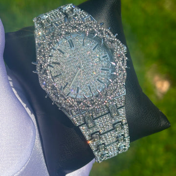 45mm Iced Out White Gold Thorn Watch LIMITED EDITION
