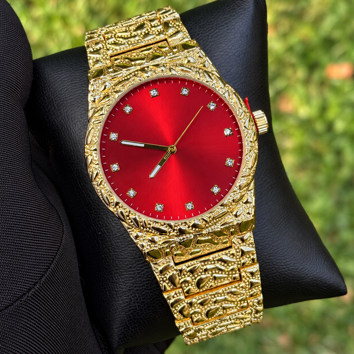 Gold Nugget Watch Red Dial 43mm — view 1