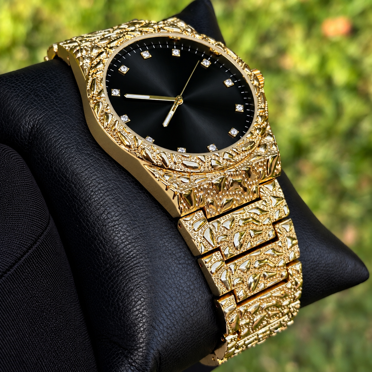 Gold Nugget Watch Black Dial 43mm — view 5