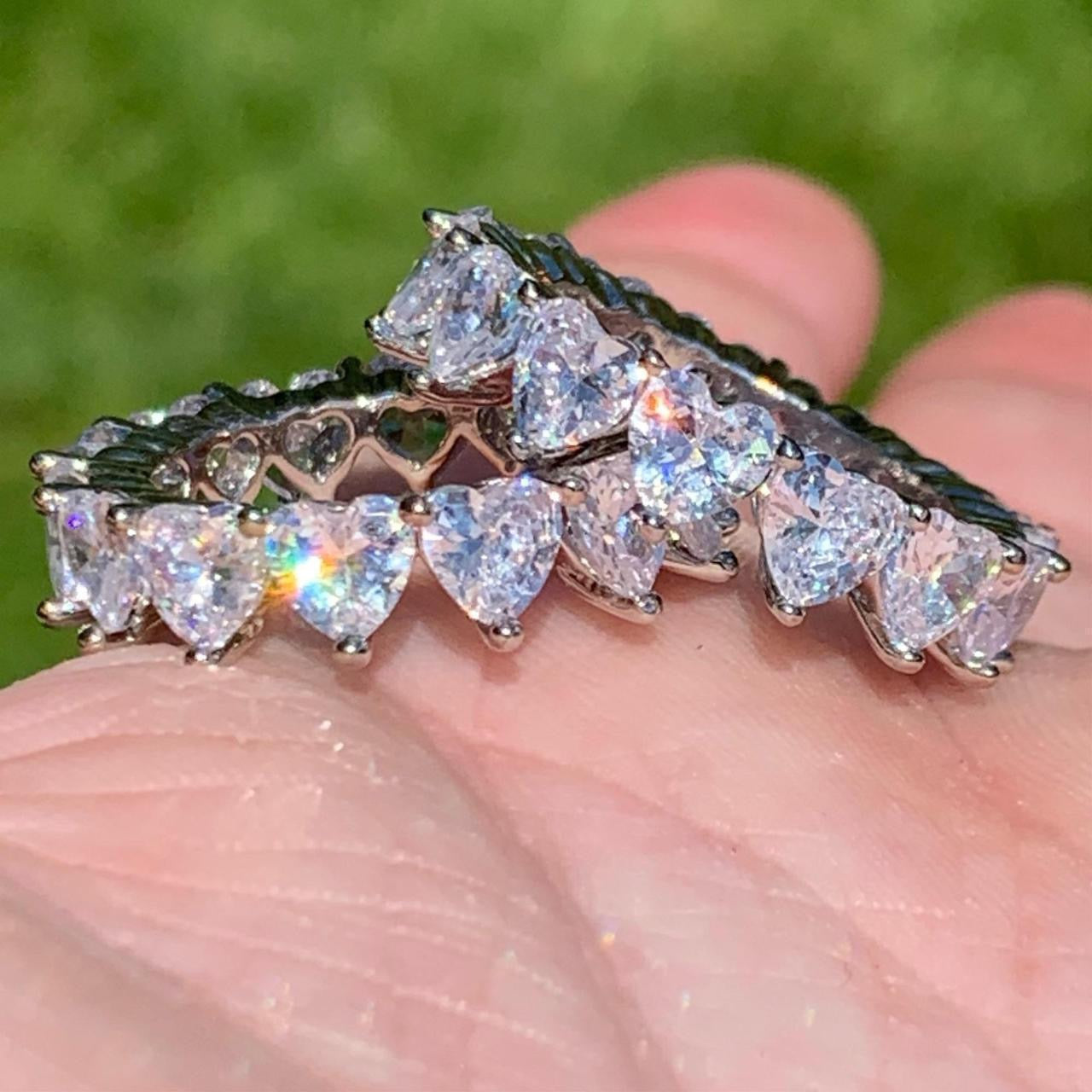 Heart Ring White Gold