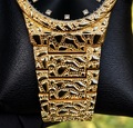 Gold Nugget Watch Black Dial 43mm