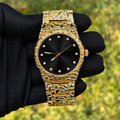 Gold Nugget Watch Black Dial 43mm