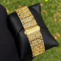 Gold Nugget Watch Tan Dial 43mm