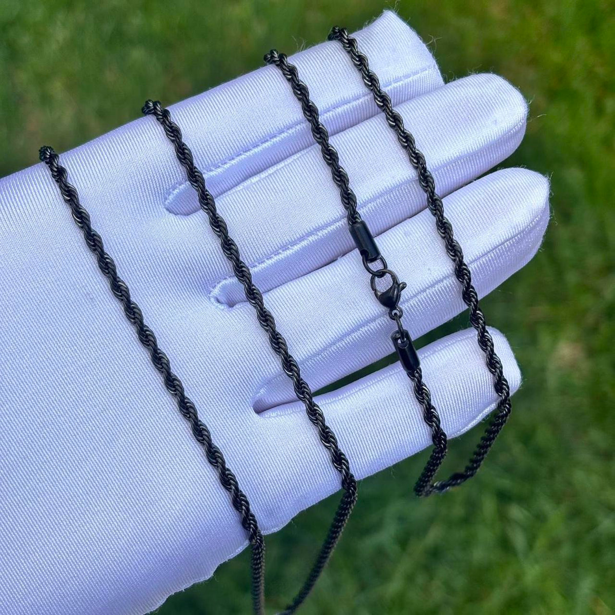 Black Rope Chain 3mm — view 3