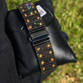 41mm Iced Out Square Thorn Watch Black/Gold