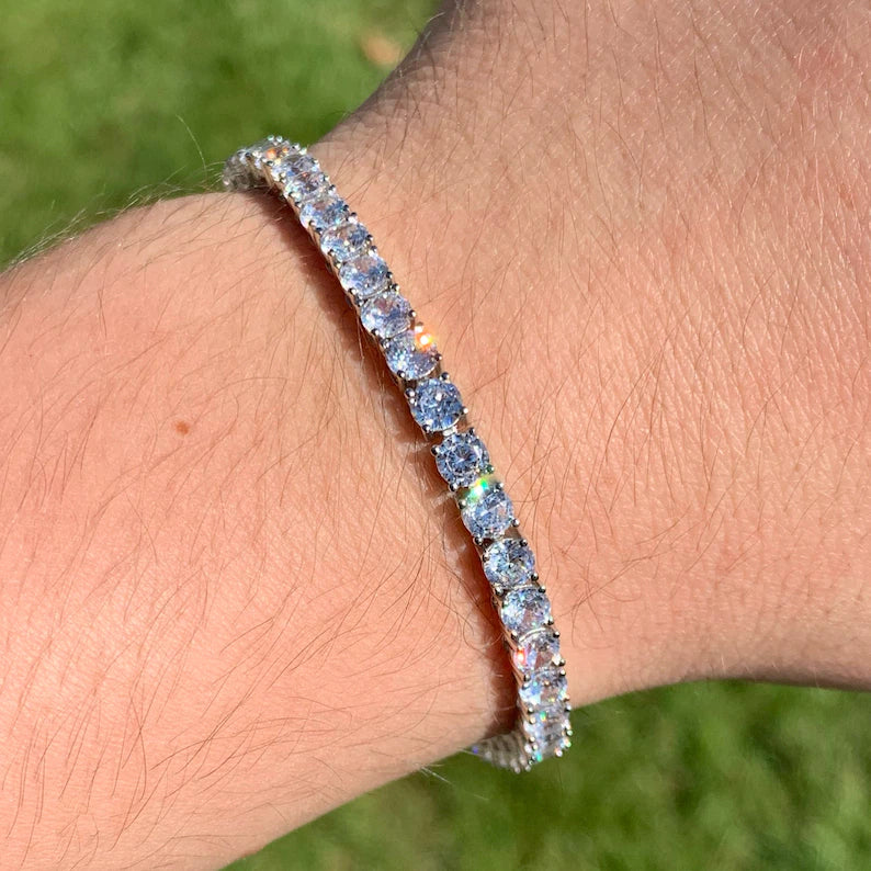 Tennis Bracelet White Gold 4mm