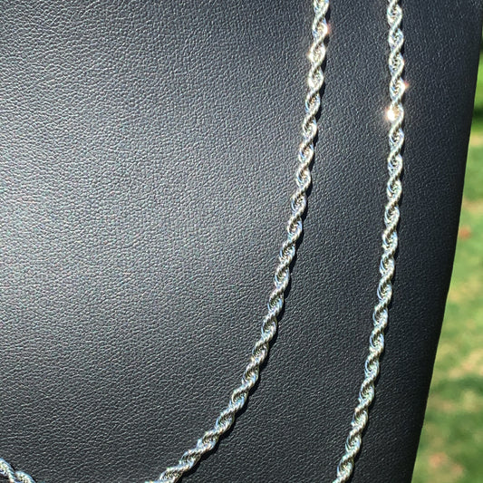 Silver Rope Chain 3mm